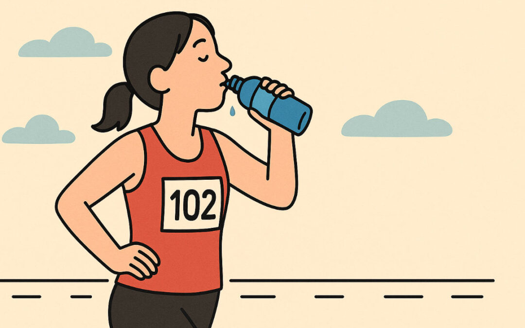 Væskeindtag under marathon